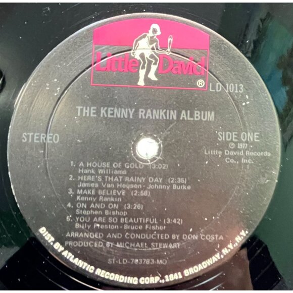 The Kenny Rankin Album Vinyl LP Jazz Pop 1977 Little David Records VG+ - Picture 2 of 6